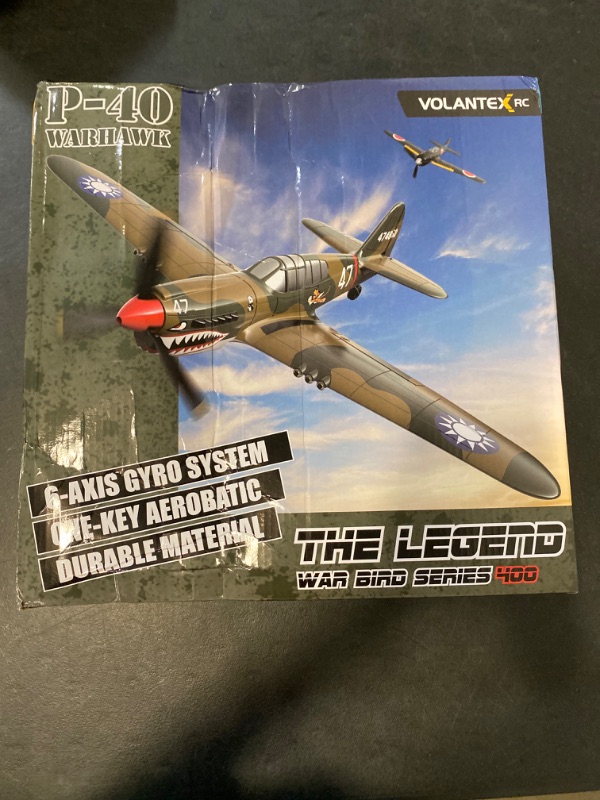 Photo 3 of LEAMBE RC Plane 4 Channel Remote Control Airplane - Ready to Fly P-40 Warhawk RC Airplane for Beginners Adult with Xpilot Stabilization System & One Key Aerobatic
