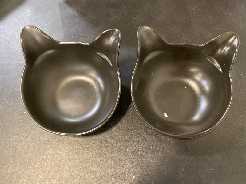 Photo 2 of ViviPet Ceramic Big Head Water Raised Bowl Small Pet, Cat and Dog