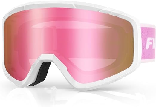 Photo 1 of findway OTG Ski Goggles, snow/Snowboard Goggles for Men, Women Youth [Upgraded] Fit for All Helmet - Anti fog & glare & UV

