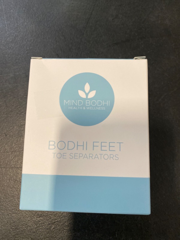 Photo 3 of Mind Bodhi Toe Separators: Correcting Bunions and Restoring Toes to Their Original Shape (For Men and Women, Toe Spacers, Bunion Corrector) - Black
