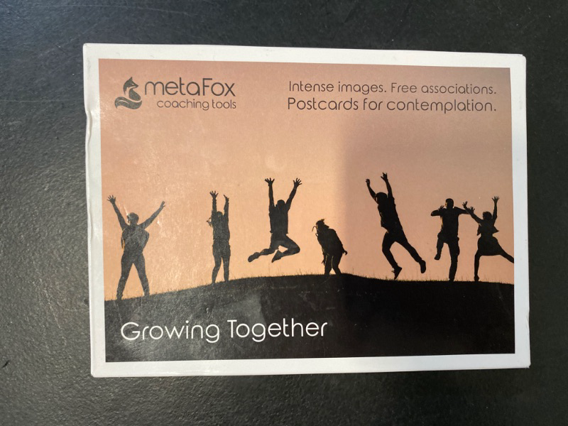 Photo 3 of metaFox Coaching Picture Cards | Growing Together | Conversation Cards for Ice Breakers and Team Building Activities | Motivational Postcards for Your Next Coaching and Training Sessions
