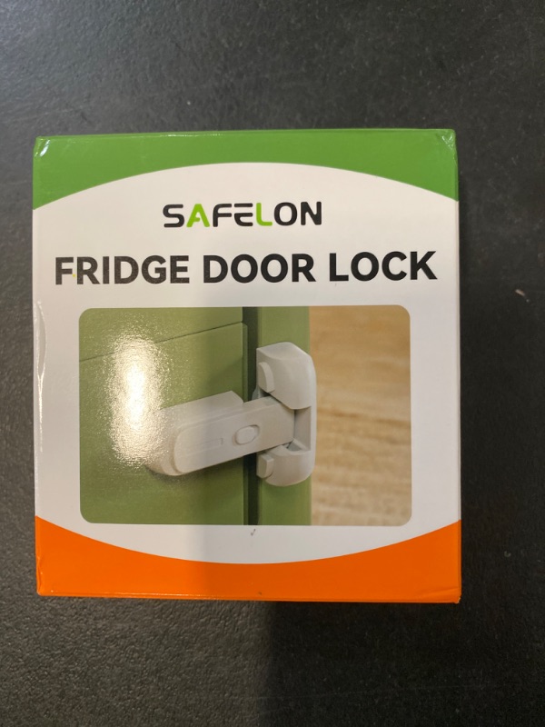 Photo 3 of SAFELON 2 Pcs Baby Safety Fridge Lock, Child Proof Refrigerator Freezer Door Lock, Protect Refrigerators with Damaged Sealing Strips (White)
