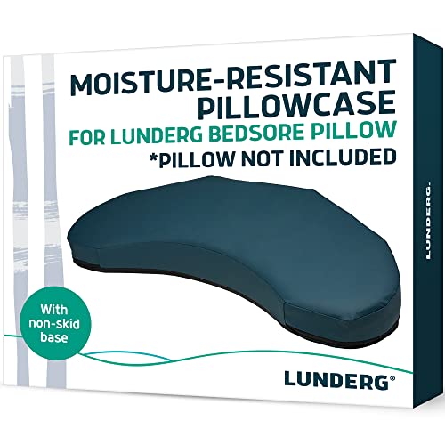 Photo 1 of Lunderg Moisture Resistant Pillowcase Replacement for Bedsore Pillow Positioning Wedge - Premium Moisture Resistant Fabric - Pillow NOT Included

