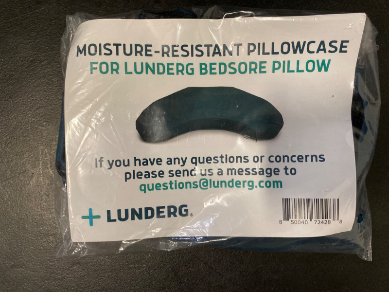 Photo 2 of Lunderg Moisture Resistant Pillowcase Replacement for Bedsore Pillow Positioning Wedge - Premium Moisture Resistant Fabric - Pillow NOT Included
