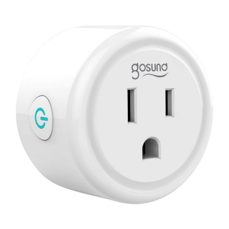 Photo 1 of Gosund Smart Plug 2-in-1 Compact Design 2.4 GHz Wi-Fi Smart Plug Alexa Smart Plug Compatible with Google Assistant ETL Certified 120V 10A Smart Out
