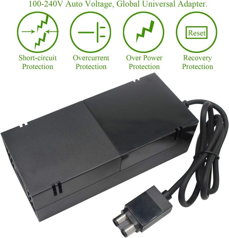 Photo 2 of AC Adapter Charger Power Supply Cable Cord for Microsoft Xbox One Console *MISSING POWER CORD* 