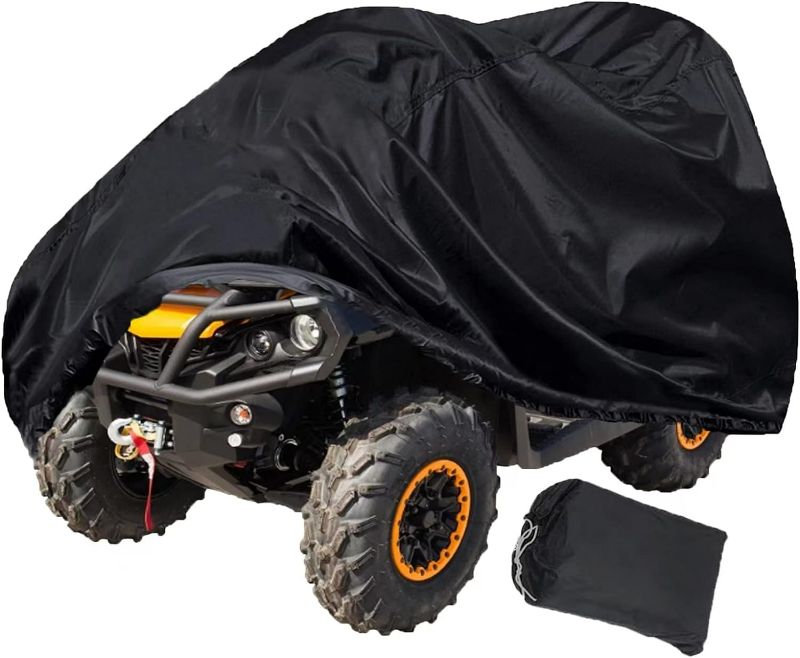Photo 1 of Waterproof ATV Cover,Small 420D Heavy Duty Quad Cover Protects 4 Wheeler from Snow Rain or Sun