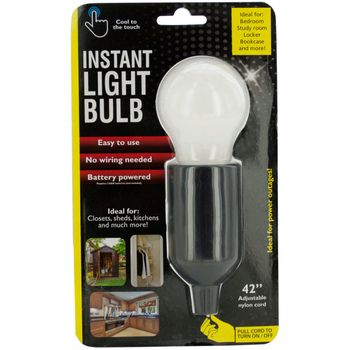 Photo 1 of 2 Pack Instant LED Light Bulb with Pull Cord