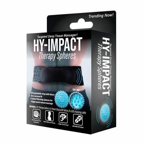Photo 1 of Hy-Impact 3 Speed Vibrating Massage Therapy Spheres with Expandable Strap