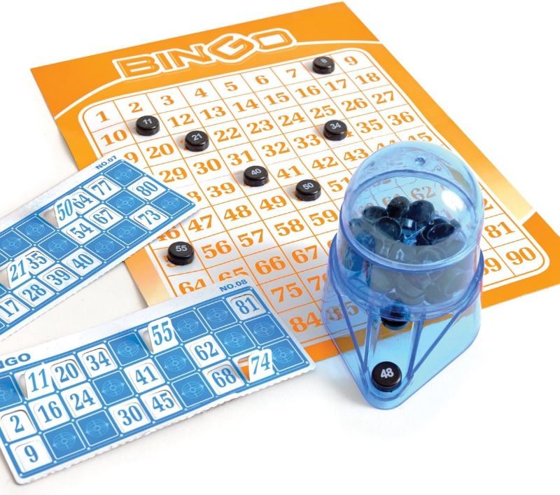 Photo 1 of Mini Travel Bingo Game - Bingo Game Kit for Kids Boys Girls Adults - Ideal for Bridal Showers Parties - Vintage Learning Toy Portable Bingo Set