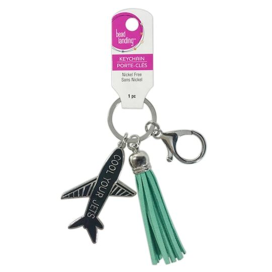 Photo 1 of 3 pack - Cool Your Jets Metallic Keychain 3 Per Bag 9 Total Keychain