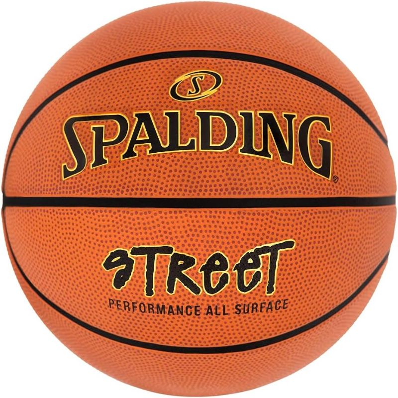 Photo 1 of Spalding Outdoor Basketballs, Performance Rubber Cover Stands up to Asphalt or Concrete - 29.5", 28.5", 27.5"