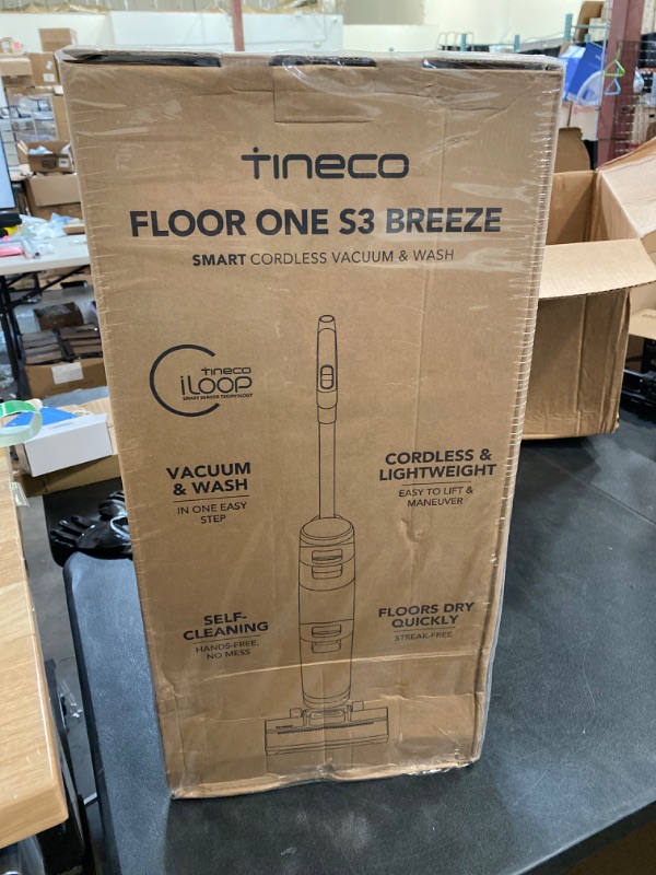 Photo 2 of Tineco Floor ONE S3 Breeze Cordless Hardwood Floors Cleaner, Lightweight Wet Dry Vacuum Cleaners for Multi-Surface Cleaning with Smart Control System