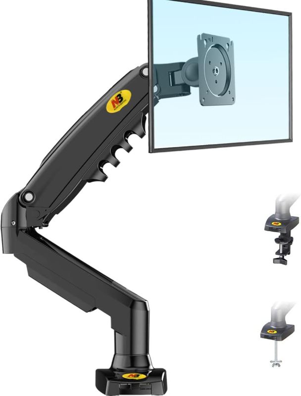 Photo 1 of NB North Bayou Monitor Desk Mount Stand Full Motion Swivel Monitor Arm with Gas Spring for 17-30''Computer Monitors(Within 4.4lbs to 19.8lbs) F80