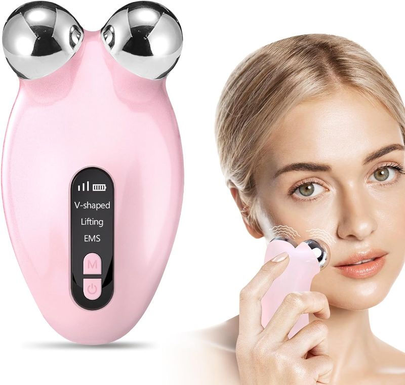 Photo 1 of Microcurrent Facial Device, Skin Tightening Device, Electric Face Massager for Anti Aging Wrinkle Reducer Rejuvenation