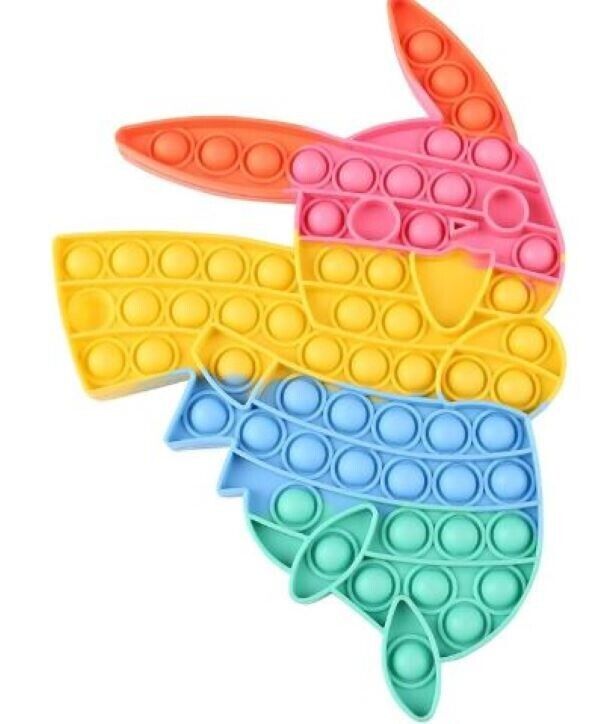 Photo 1 of Pikachu Rainbow Pop it Fidget 12" Sensory Toy