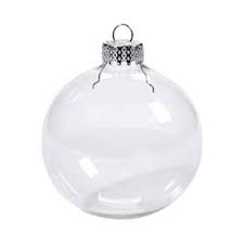 Photo 1 of Clear Plastic Round Ball Ornaments with Custom Fake Snow Blend- Craft Project to Fill with a Memory or Keepsake-Baby Kids Ultrasound Grandparents