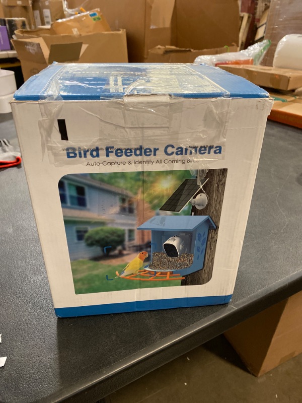 Photo 2 of Smart Bird Feeder with Camera - AILNJUC AI Identify 11000+ Bird Species Identification, Wireless Bird Watching Camera, 1080P Auto Capture Bird Video&Motion Detection (No Solar Panel)