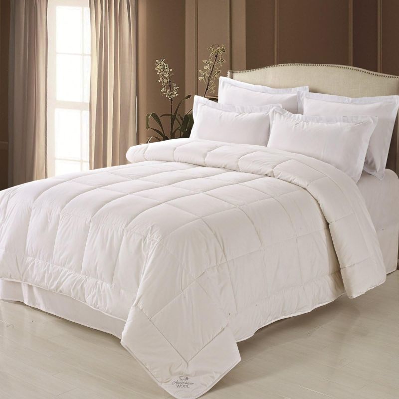 Photo 1 of Fresh Ideas Wool Filled Cotton Comforter Size: Full/Queen