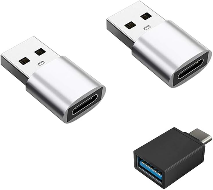 Photo 1 of USB-C Female to USB 3.0 Male OTG SuperSpeed 5Gbps Adapter 2 Pack, USB Male to USB-C Female Converter