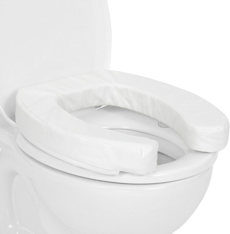 Photo 1 of Vive Toilet Seat Cushion - Soft Padded Foam for Comfort, Support, and Pain Relief