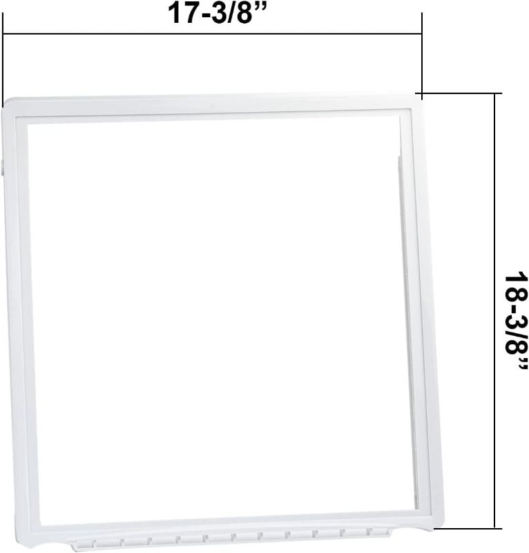 Photo 2 of 241969501 Refrigerator Shelf Frame (Without Glass) Crisper Pan Cover For Frigidaire (Electrolux) Refrigerator,Delicatessen Drawer Cover -AP4433007, 1512992, AH2363832, EA2363832, PS2363832…