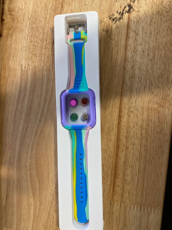 Photo 2 of Sport Silicone Band and Case with Screen Protector for Apple Watch