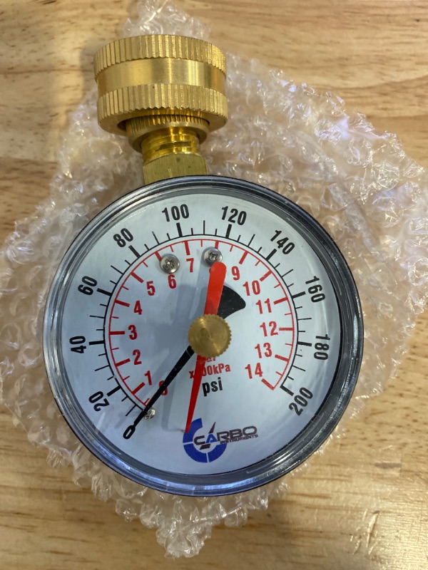 Photo 1 of  LIQUID FILLED PRESSURE GAUGE