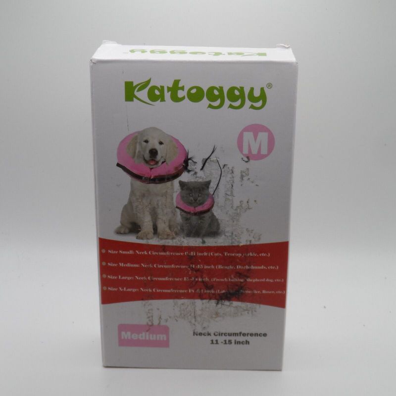 Photo 1 of Katoggy Pink Premium Inflatable Protective Dog Recovery Collar