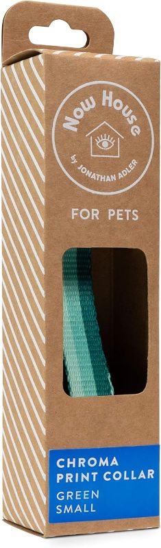 Photo 2 of Now House for Pets by Jonathan Adler Jonathan Adler: Now House Green Chroma Collar, Small | Stylish and Fashionable Way to Keep Your Dog Looking Great | Cute and Adorable Dog Accessories for Pets
