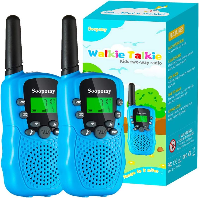 Photo 1 of Walkie Talkies for Kids 2 Pack, Easter Gifts for Kids, Easter Basket Stuffers for Boys, Kids Outdoor Toys for Ages 3-5-7 6-8-12, Kids Two Way Radio for Camping Hiking Road Trip
Batterys Not Included