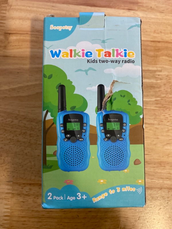 Photo 3 of Walkie Talkies for Kids 2 Pack, Easter Gifts for Kids, Easter Basket Stuffers for Boys, Kids Outdoor Toys for Ages 3-5-7 6-8-12, Kids Two Way Radio for Camping Hiking Road Trip
Batterys Not Included