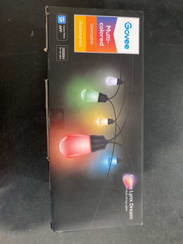 Photo 1 of Govee 48' RGBW Wi-Fi Outdoor String Light