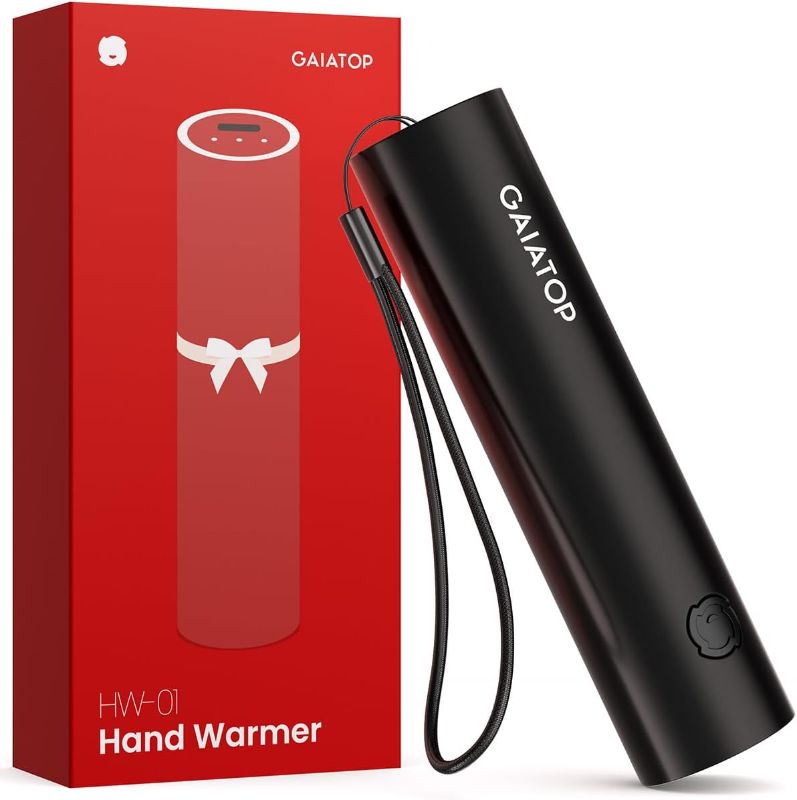 Photo 1 of Gaiatop Hand Warmers Rechargeable, Electric Portable Pocket Heater Rechargeable Hand Warmer Heat Therapy Great Gifts for Raynauds, Hunting, Golf, Camping, Women, Men