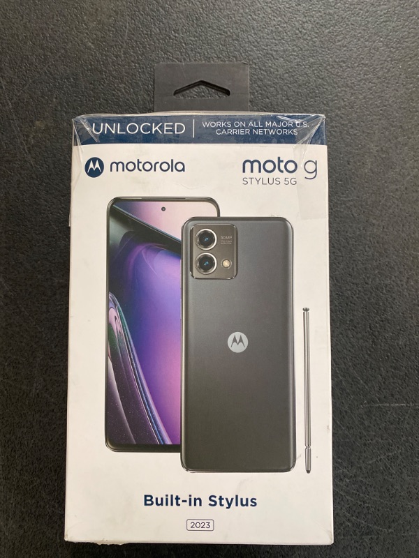 Photo 2 of Motorola Moto G Stylus 5G 2023 Unlocked (256GB) - Cosmic Black