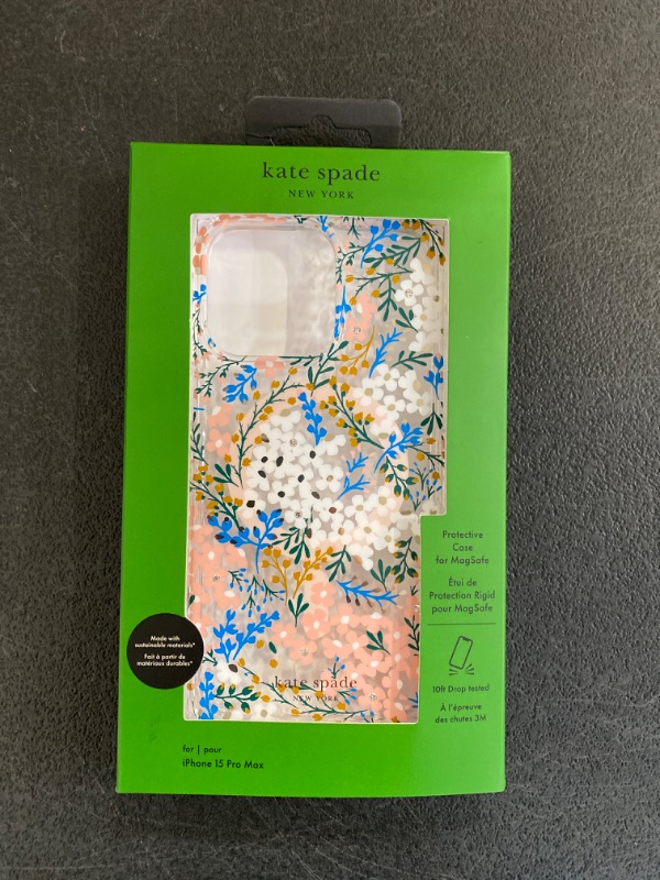 Photo 1 of Kate Spade New York Apple iPhone 15 Pro Max Protective Case with MagSafe