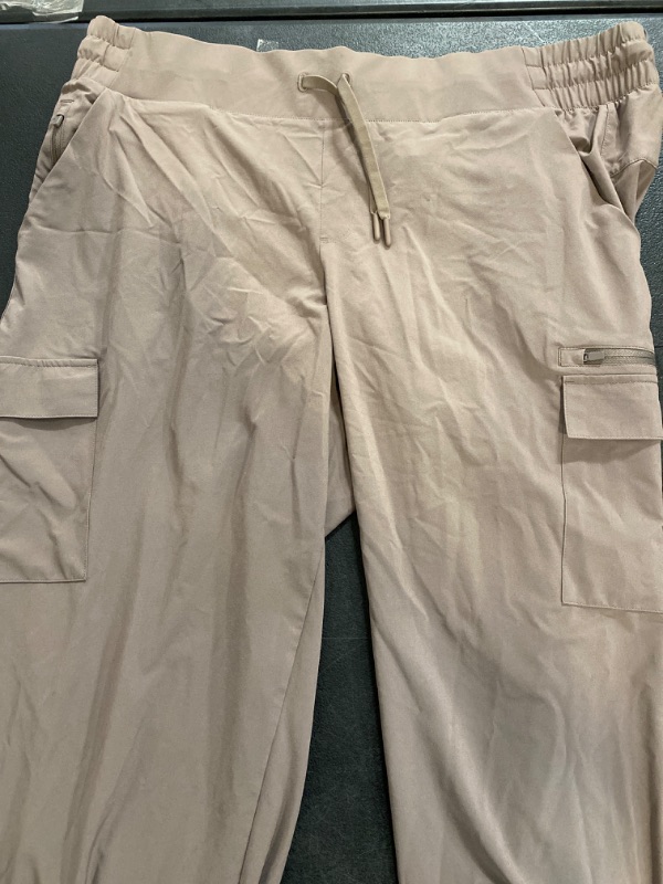 Photo 2 of Women's High-Rise Cargo Parachute Pants - All In Motion™ Size XXL