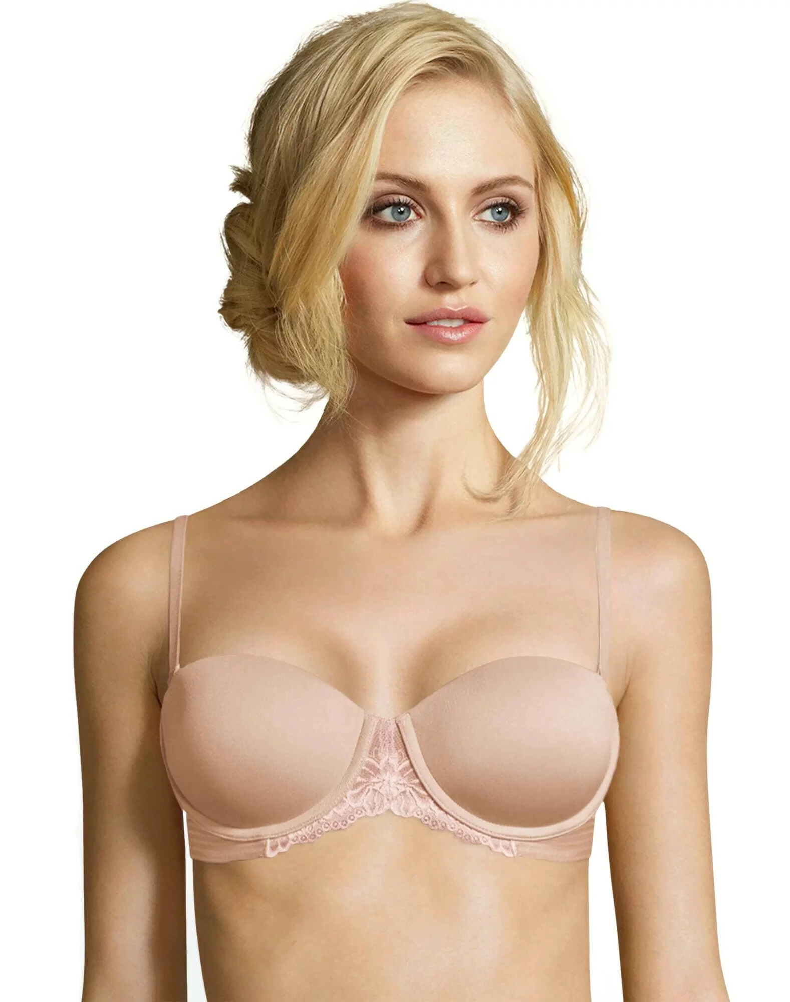 Photo 1 of Maidenform Womens Essential Multiway Push-Up Bra, 34B, Paris Nude