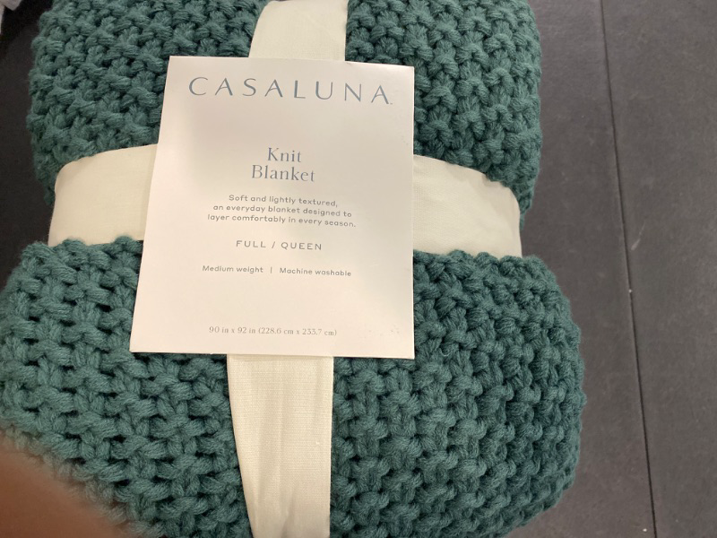 Photo 2 of Chunky Knit Bed Blanket - Casaluna™ Size Full/Queen