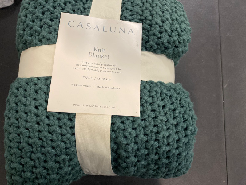 Photo 2 of Chunky Knit Bed Blanket - Casaluna™ Size Full/Queen