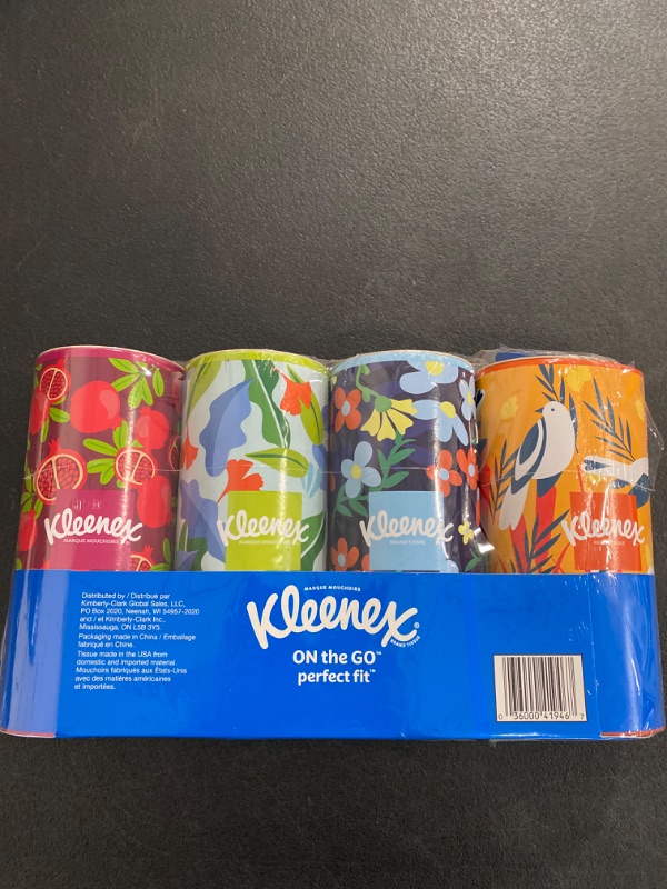 Photo 2 of Kleenex Perfect Fit Facial Tissues, Car Tissues, 50 Tissues per Canister, 4 Count(Canisters)