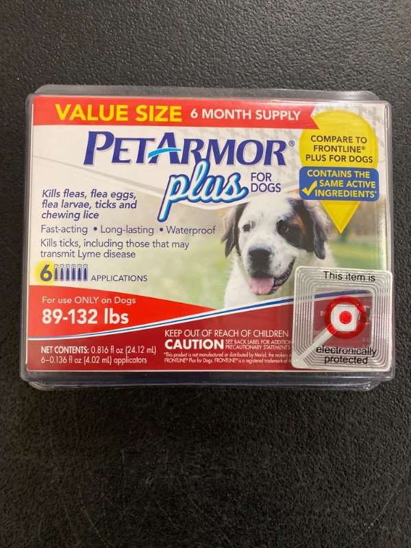 Photo 2 of PetArmor Plus Flea and Tick Topical Treatment for Dogs