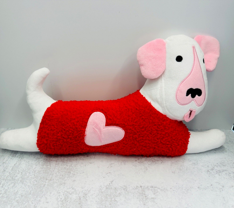 Photo 2 of Valentine’s Day Dog Shaped Throw Pillow White/pink Room Essentials Home Decor