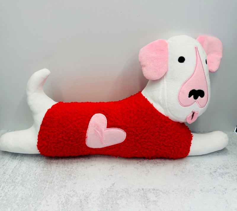 Photo 1 of Valentine’s Day Dog Shaped Throw Pillow White/pink Room Essentials Home Decor