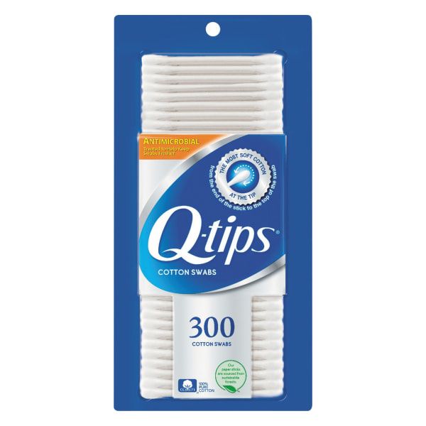 Photo 2 of 2 Piece Lot-UltraStretch Tall Kitchen Drawstring Trash Bags - Unscented - 13 Gallon - up & up™ (50 bags)/Q-Tips 300 Count