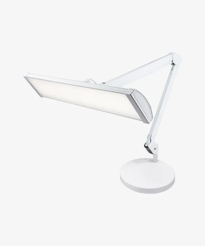 Photo 1 of 26" Wide Shade 3,500 Lumens Ultra LED Touch Control Task Lamp with Base- White