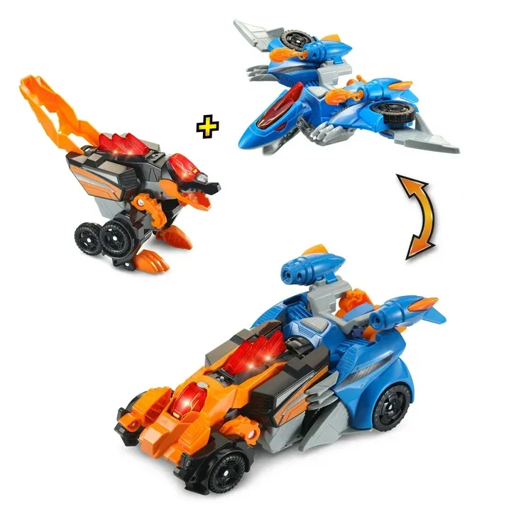 Photo 1 of VTech® Switch & Go® 2-in-1 Spino Speedster Mega Car With Fireball Launcher