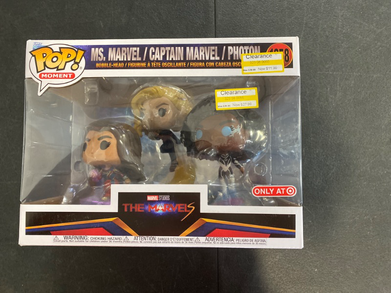 Photo 2 of Funko POP! Moment: The Marvels - Ms. Marvel/ Captain Marvel/Photon Figure Set - 3pk (Target Exclusive)