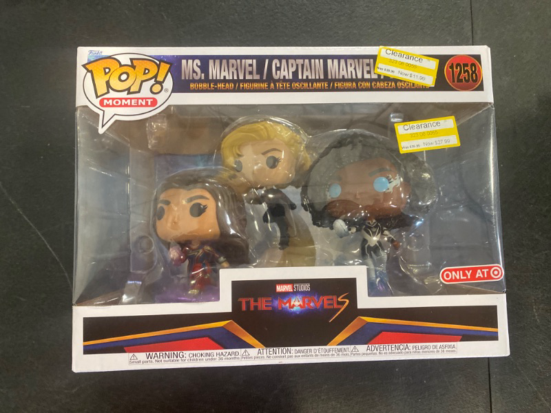 Photo 2 of Funko POP! Moment: The Marvels - Ms. Marvel/ Captain Marvel/Photon Figure Set - 3pk (Target Exclusive)