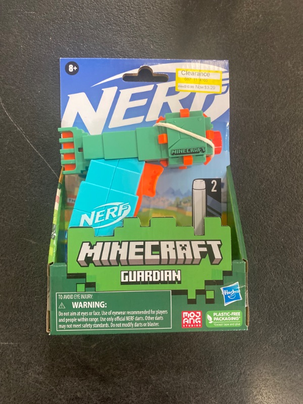 Photo 2 of NERF MicroShots Minecraft Guardian